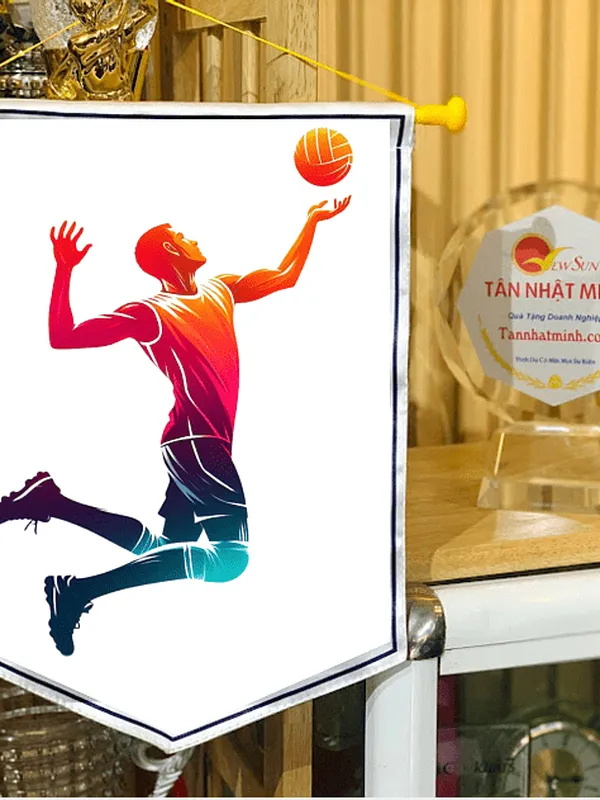 Cờ Lưu Niệm Bóng Chuyền - Top Những Mẫu Đẹp Thịnh Hành