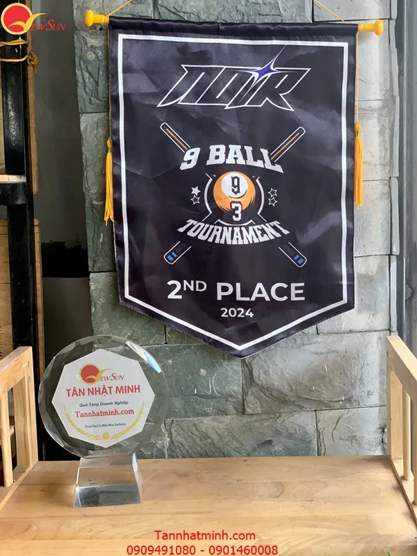 Cờ Lưu Niệm Bida - Top Những Mẫu Đẹp Giá Rẻ