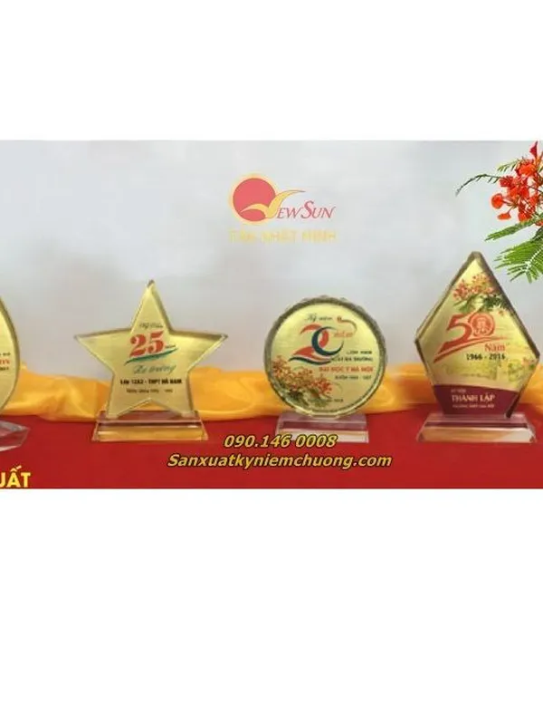 Pha lê in hình, Kỷ niệm chương hợp lớp (VIP)