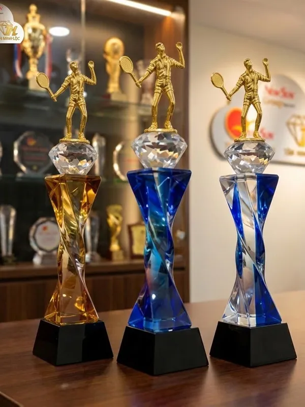 Cúp Thể Thao Tennis Kim Loại Đa Màu (7)