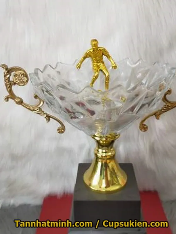 Cúp thể thao kim loại - bóng đá - đá bóng - 49