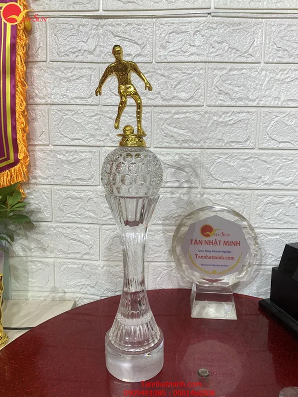 Cúp pha lê đẹp - Cúp bóng đá - 10