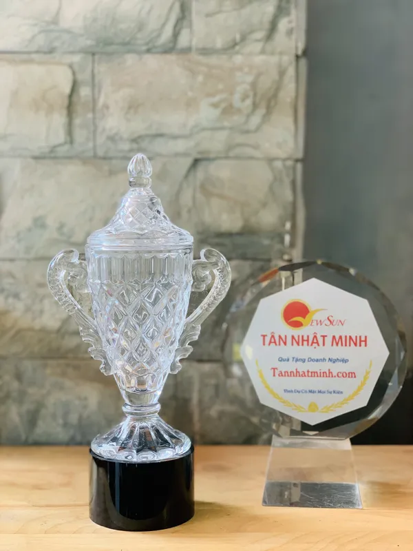 Cúp pha lê giá rẻ - Cúp Bóng đá -  bóng chuyền - Tennis - Golf ... - 28