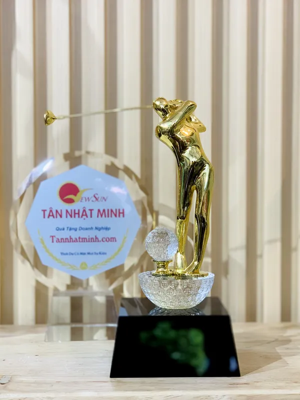 Cúp golf, Cúp giải Golf, Hàng nhập đầy kho - 15 (F)