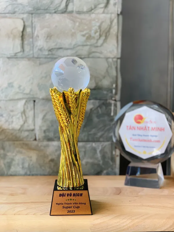 Cúp vinh danh, cúp lưu niệm mạ vàng 7