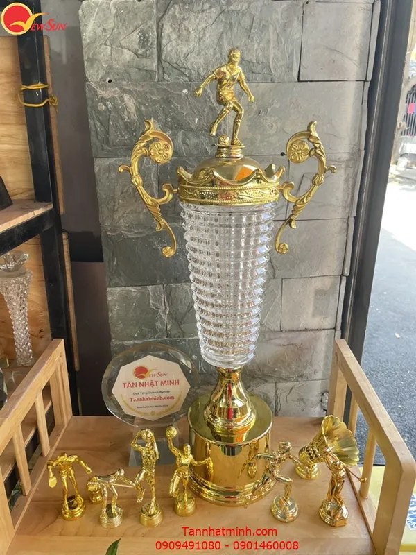Cúp pha lê giải thưởng - Cúp trao giải Bóng đá