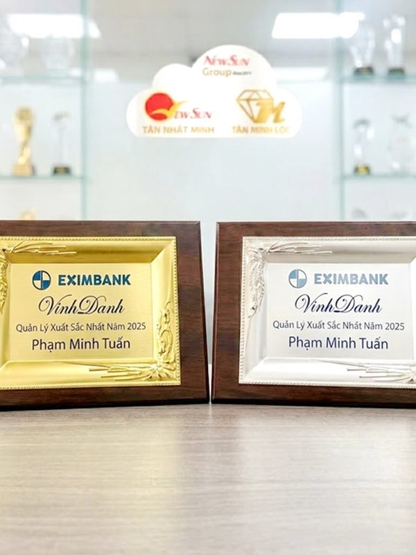 Bảng vinh danh, Kỷ niệm chương gỗ đồng nhập khẩu vip (1)