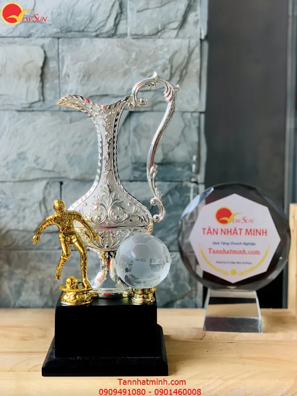 Cúp pha lê đẹp - Cúp Bóng đá - Tennis - Golf - cúp Thể thao - 16