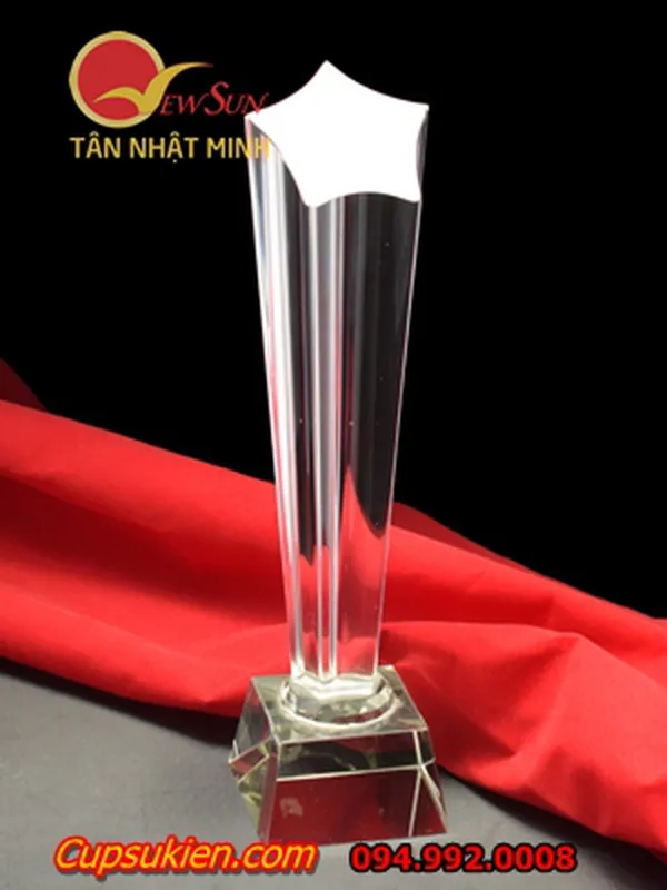 Giá Cúp pha lê, cúp pha lê ngôi sao - 8