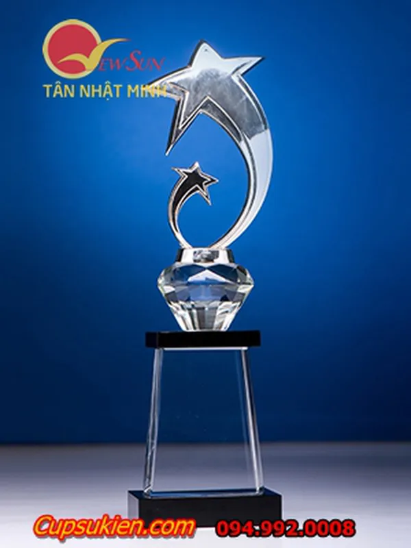 Giá Cúp pha lê, Cúp pha lê ngôi sao - 9