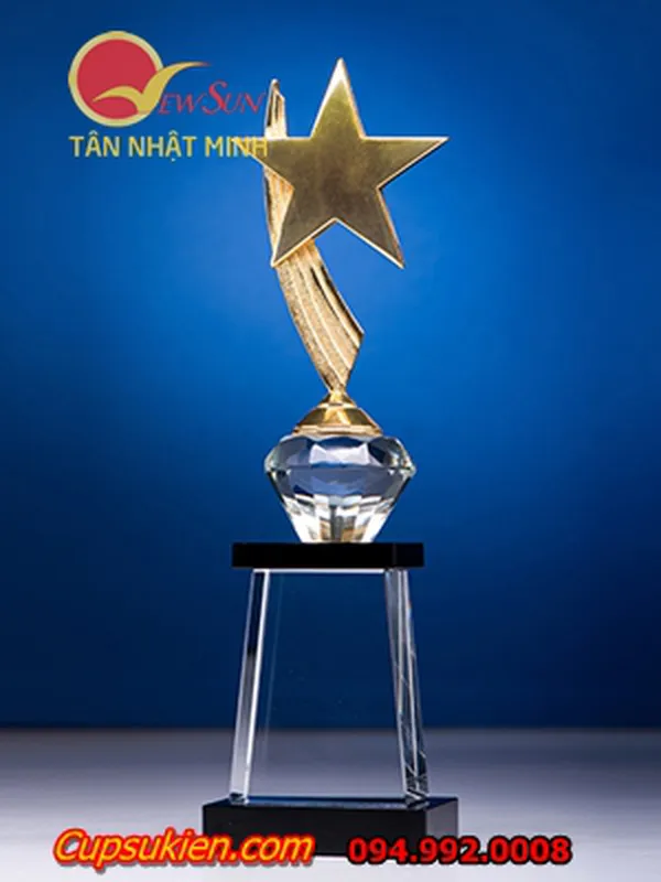 Cúp pha lê, Cúp thể thao giá rẻ, cúp ngôi sao - 10