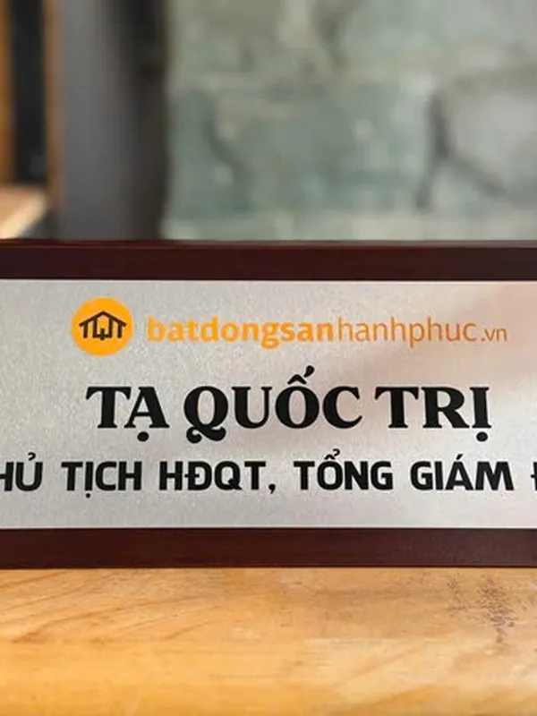 Bảng Tên Giám Đốc, Nhân Viên - Sản Xuất Theo Yêu Cầu