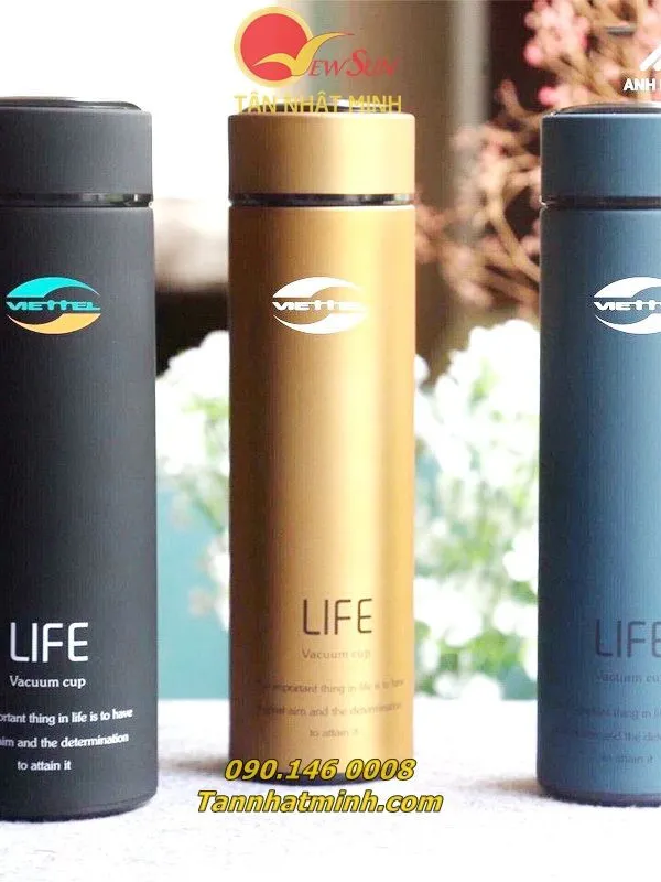 Bình giữ nhiệt in ấn logo công ty,  làm quà tặng ( Nhận đặt SL lớn)  3