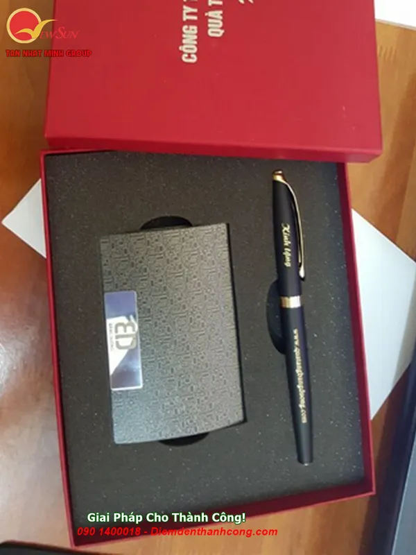 Bộ Quà tặng bút - Name card, Nhận đặt SL>100 Cái, 4