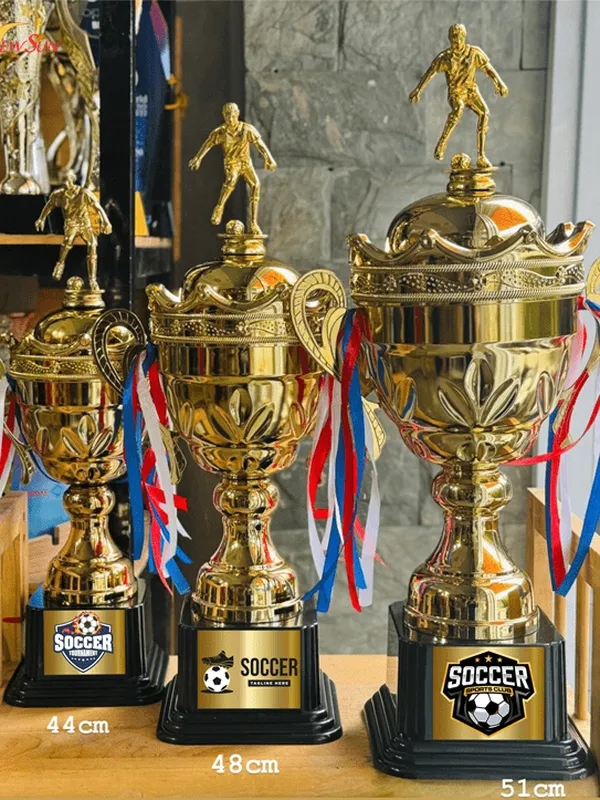 Cúp bóng đá thể thao kim loại - 106