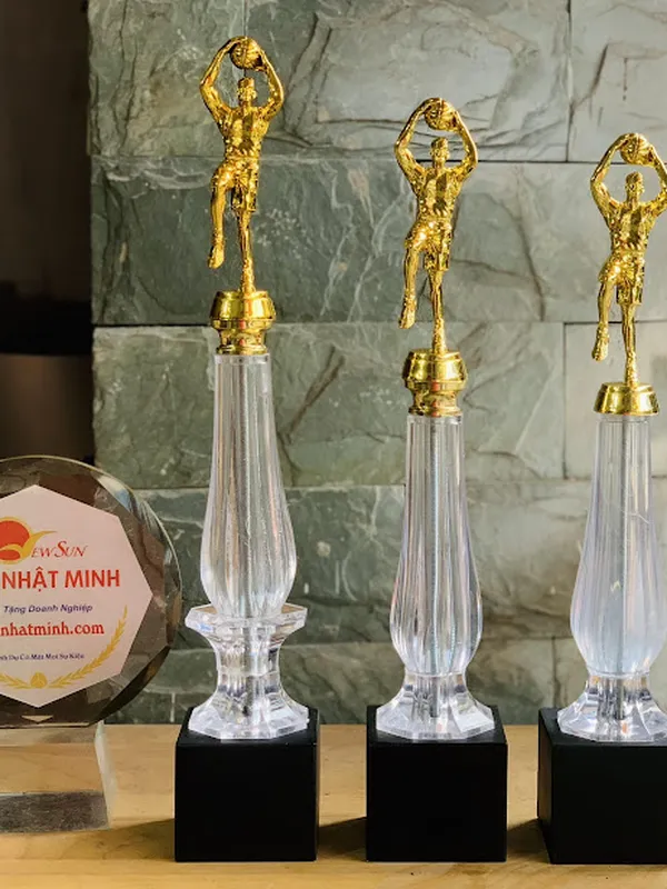 Cúp Bóng Rổ Pha Lê - Mẫu Đẹp Cho Giải Đấu