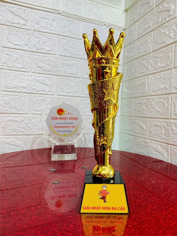 TOP Các Mẫu: Cúp Đá Cầu Đẹp Giá Rẻ