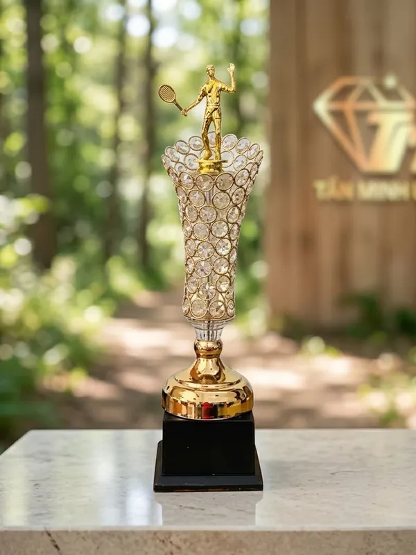 Cúp Thể Thao Tennis Kim Loại Đa Màu (8)
