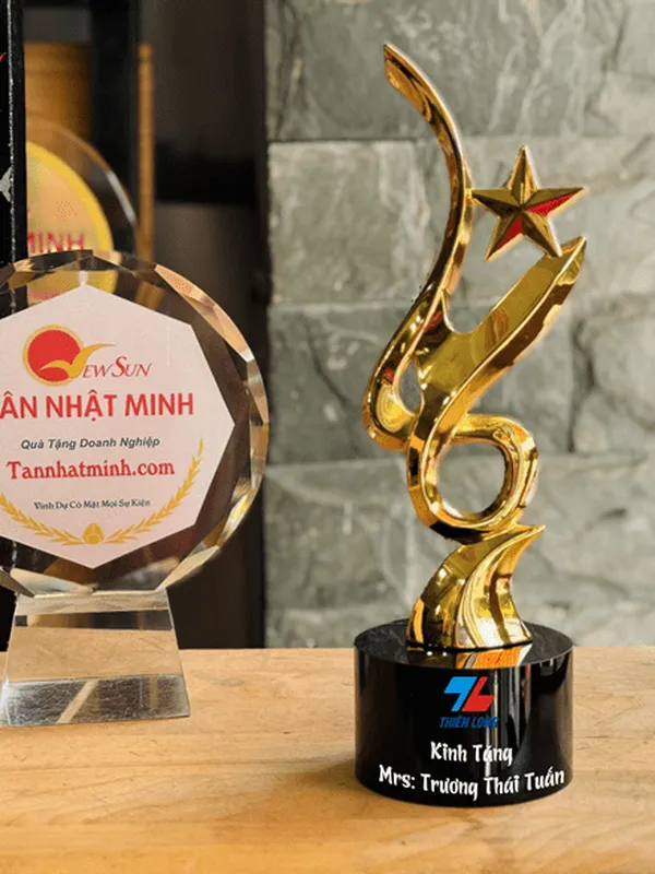 Top Những Mẫu Cúp Khen Thưởng Đẹp - Cao Cấp 