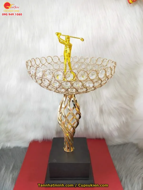 Cúp đánh golf - thể thao kim loại 29