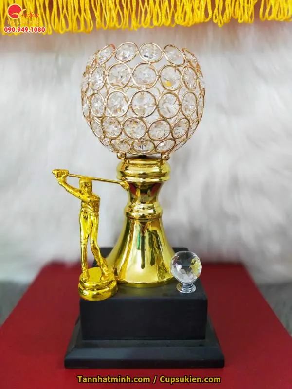 Mẫu cúp Golf đẹp - Cúp thể thao cao cấp