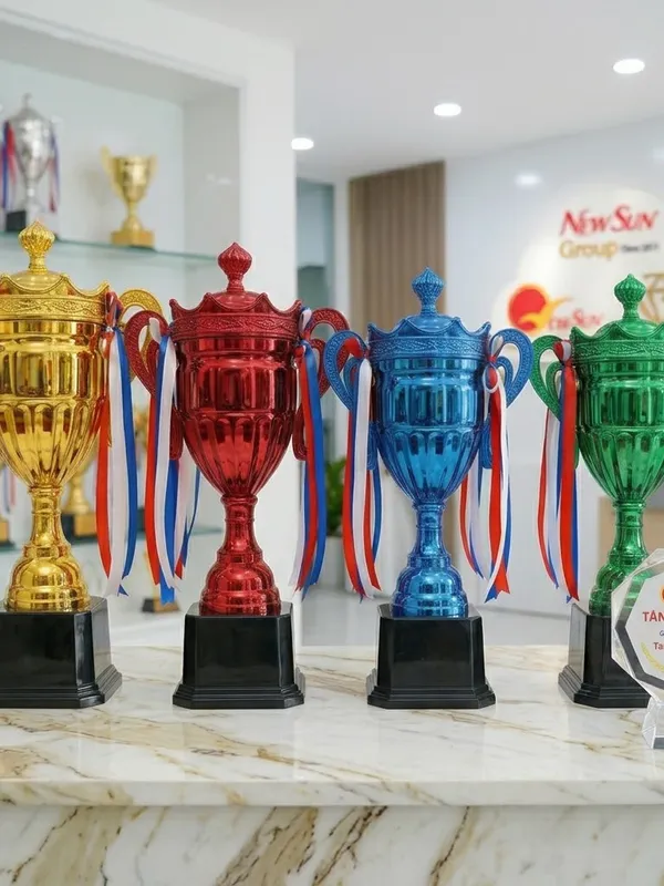 Cúp Thể Thao, Cúp Kim Loại Đẹp - ĐA MÀU SẮC (5)