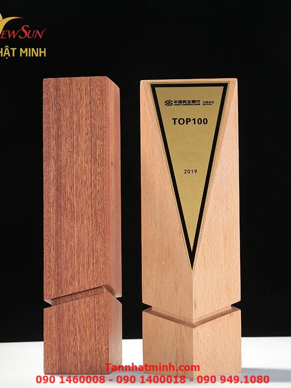 Cúp vinh danh, Cúp gỗ đẹp, Cao cấp -8