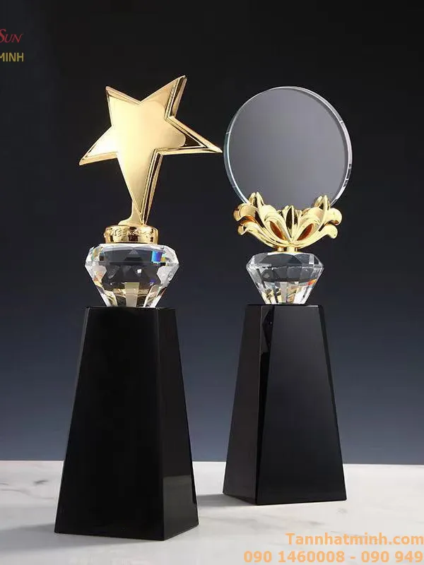 Cúp vinh danh, Cúp pha lê đẹp, Cao cấp - 27