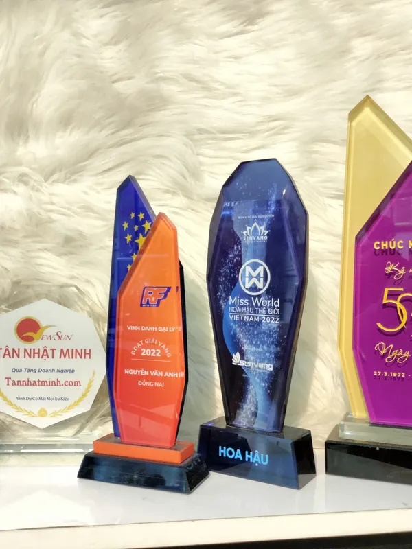 Cúp vinh danh, Cúp pha lê đẹp, Cao cấp -31