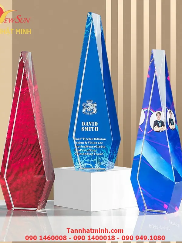 Cúp vinh danh, Cúp pha lê đẹp, Cao cấp -17