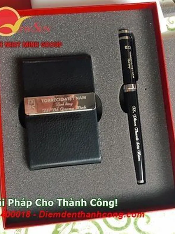 Bộ Quà tặng bút,  Nhận đặt SL>100 Cái, - Name card 2
