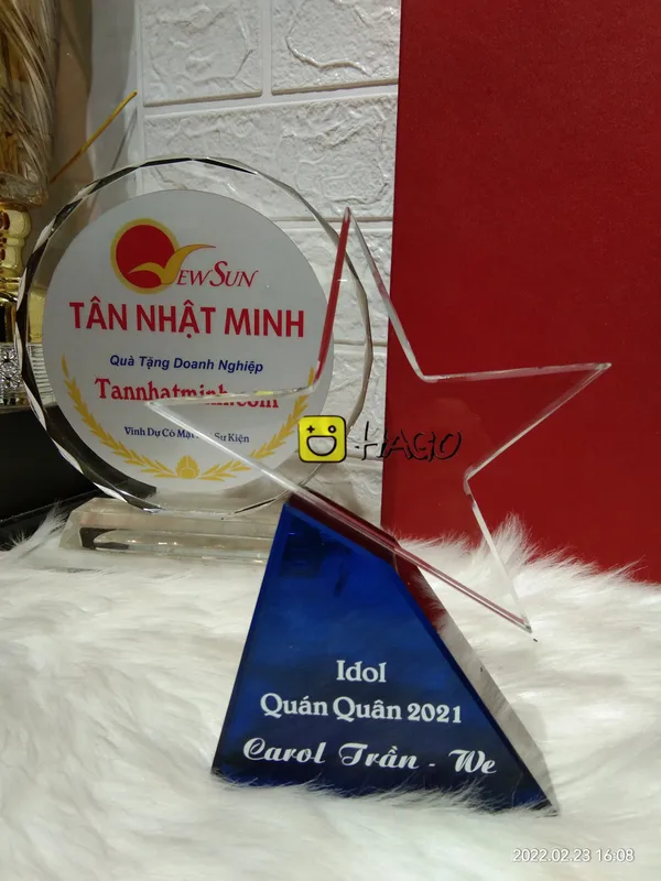 Kỷ niệm chương pha lê, Xưởng sản xuất pha lê, Quán quân Idol (26)