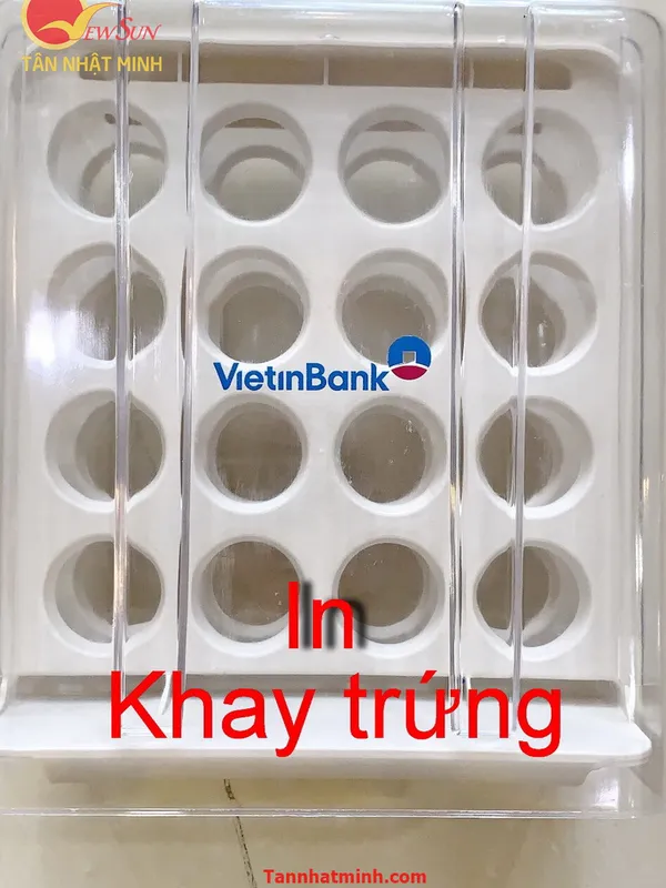 In trên mọi chất liệu, nhận in gia công - trên khay nhựa