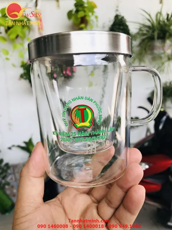 In trên mọi chất liệu, nhận in gia công - hũ thủy tinh