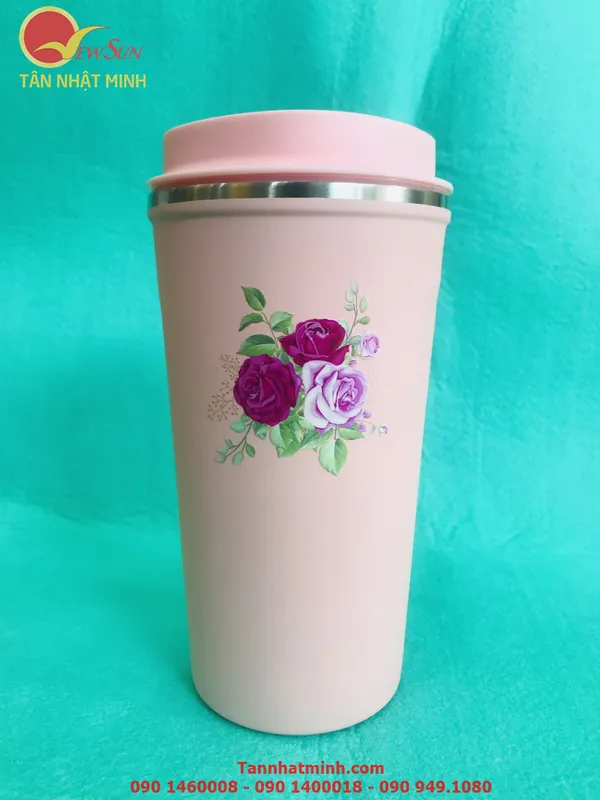 In trên mọi chất liệu, nhận in gia công - trên ly giữ nhiệt