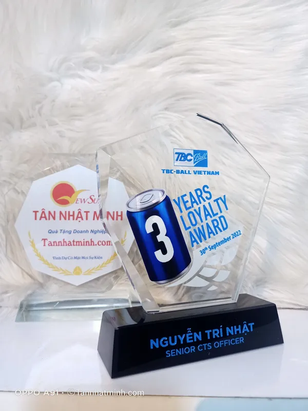 Kỷ niệm chương pha lê, Xưởng sản xuất pha lê, KỶ NIỆM 3 NĂM (43)