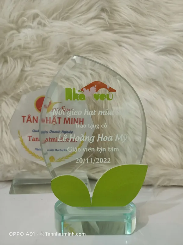 kỷ niệm chương thủy tinh giá siêu rẻ 16