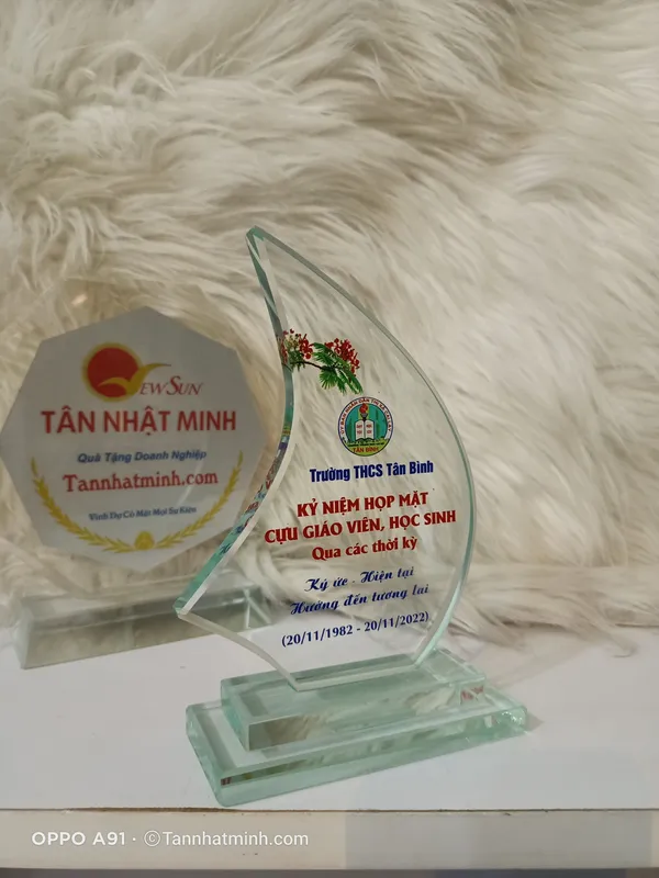 kỷ niệm chương thủy tinh giá siêu rẻ 20