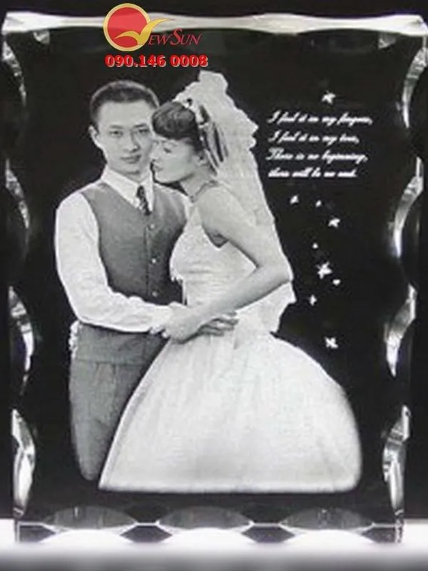 Khắc Pha lê 3d ảnh, Quà tặng pha lê 2D - 3D