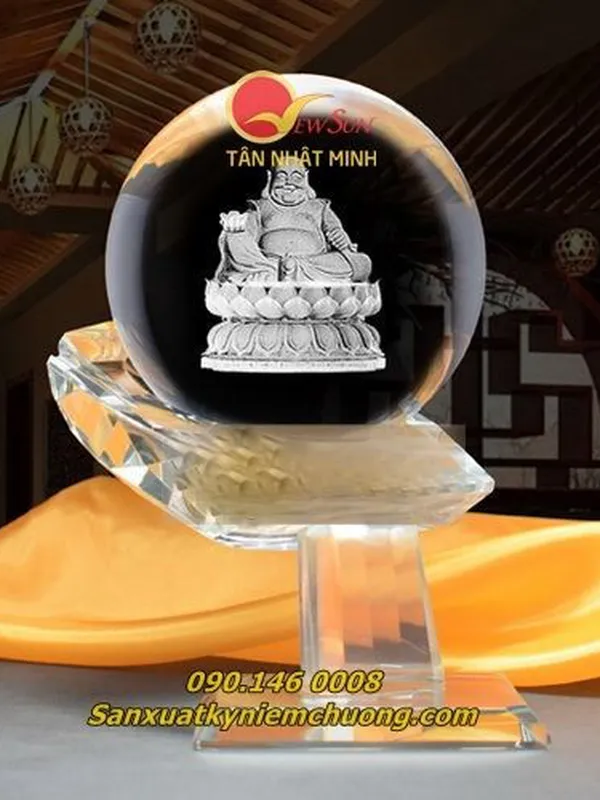 Quả Cầu pha lê, Thần Tài - Pha lê in 3d (2)