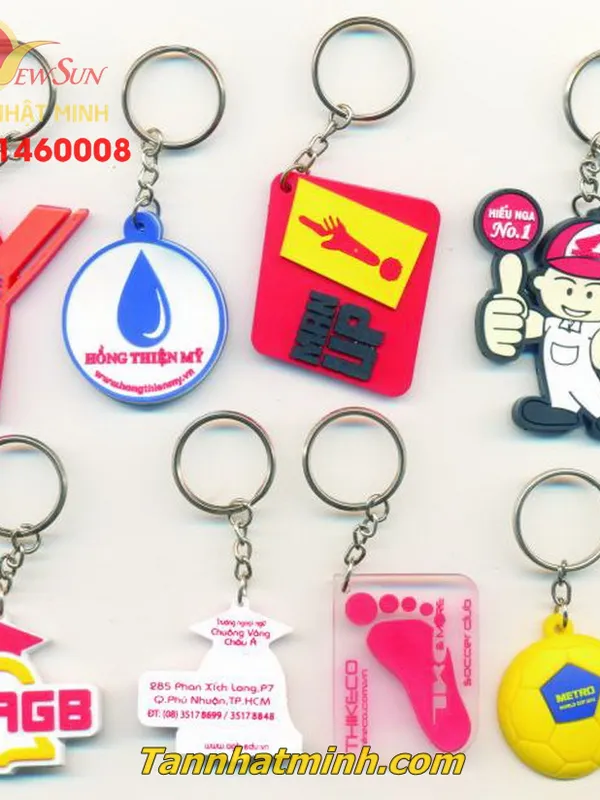 Nhận >3000 cái, Sản xuất móc khóa Định hình, cao su