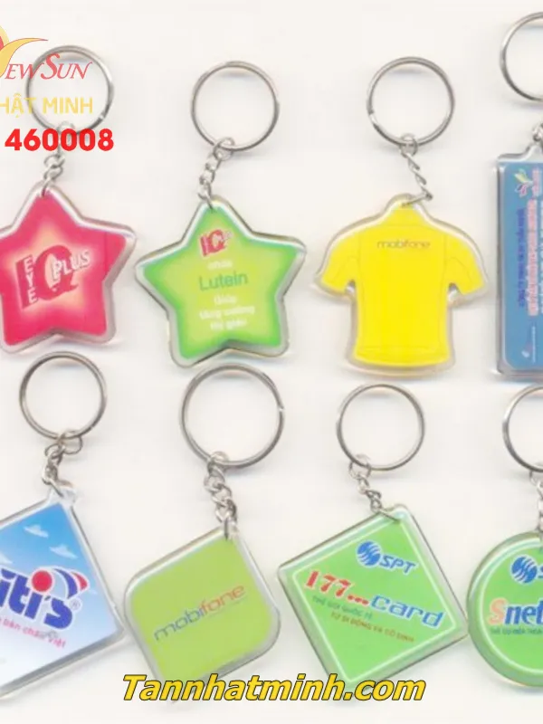 Sản xuất móc khóa nhựa dẻo - miac theo mẫu, Nhận >1000 cái,