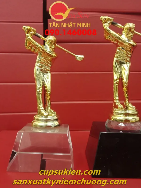 Cúp giải Golf, cúp pha lê golf, Hàng nhập đầy kho - 15