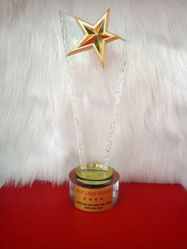 Cúp pha lê giá rẻ 38