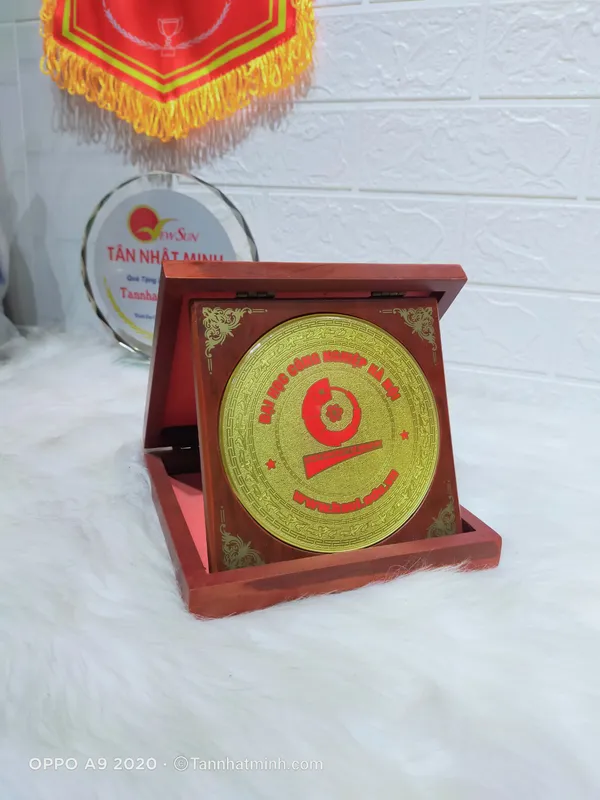 Sản xuất Kỷ niệm chương gỗ đồng, Biểu trưng Mạ vàng theo yêu cầu (2)