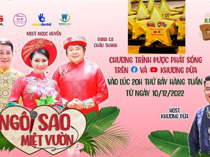 Sản xuất Kỷ niệm chương Cho A.KHƯƠNG DỪA - Chương Trình  Gọng Ca Miệt Vườn 2022