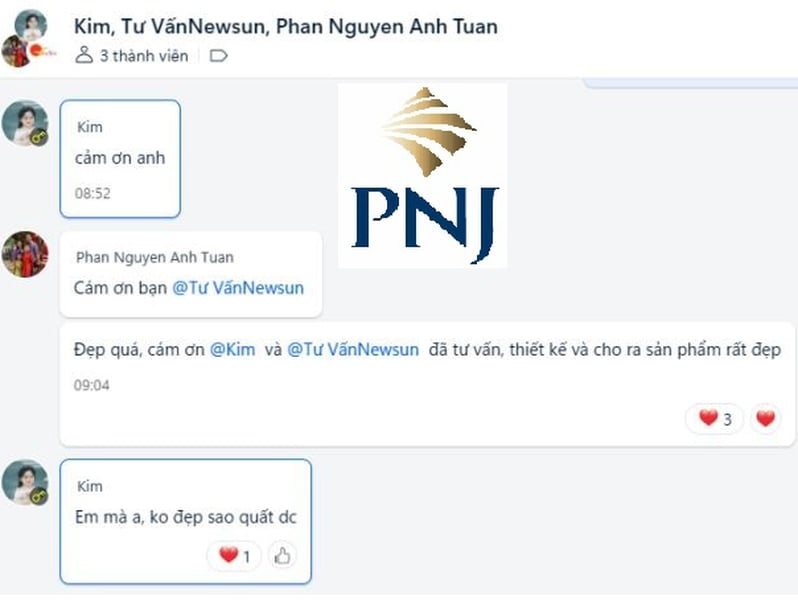 TẬP ĐOÀN PNJ - KHEN SẢN PHẨM TÂN NHẬT MINH ĐẸP QUÁ
