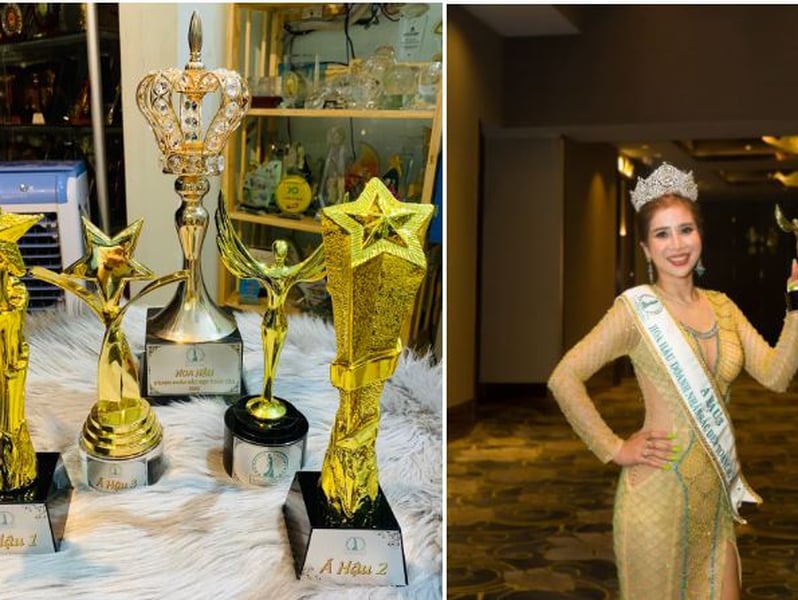 Sản xuất Cúp vinh danh cho cuộc thi Hoa Hậu Doanh Nhân