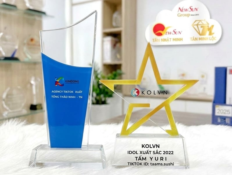 Sản Xuất Cúp Vinh Danh Pha Lê - Vinh Danh IDOL VIỆT
