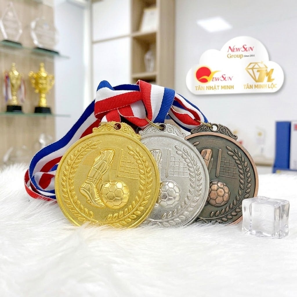 Thiết Kế Mẫu Huy Chương Bóng Đá Độc Quyền